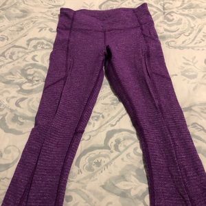 Purple highwaisted LuluLemon leggings